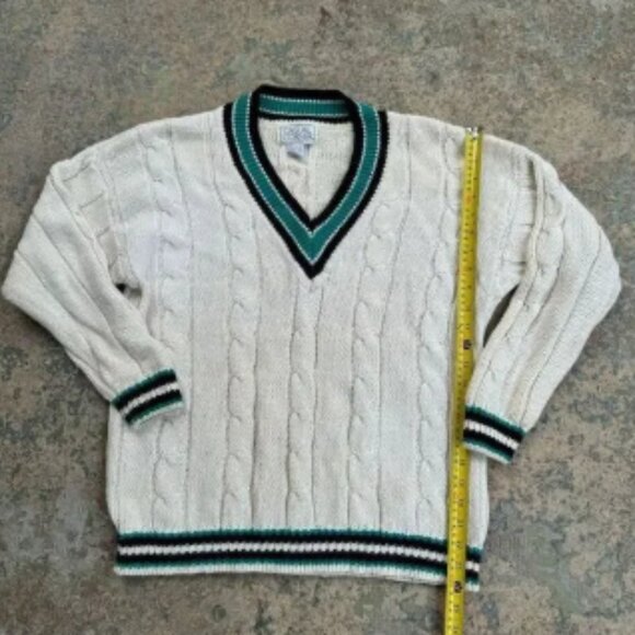 90’s Knitted Vintage Golf Sweater - Picture 1 of 4